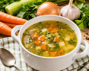 Caldo de verduras casero: propiedades, beneficios y receta fácil paso a paso