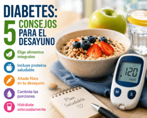 Desayuno para diabéticos: qué comer para controlar la glucosa y empezar el día con energía