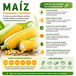Propiedades del Maíz: Beneficios, Valor Nutricional y Cómo Consumir Este Cereal