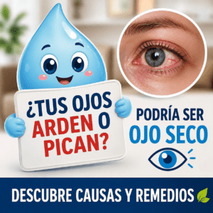 Ojo seco: causas, síntomas, tratamientos y cómo aliviar la sequedad ocular