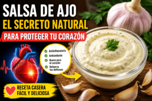 Salsa de ajo para proteger su corazón