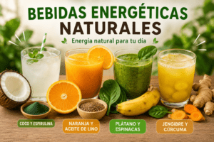 Bebidas energéticas naturales: 4 recetas fáciles y saludables