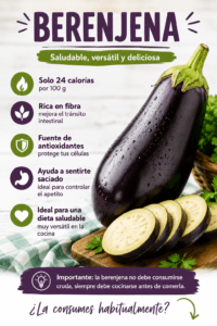 Berenjena: propiedades, beneficios, contraindicaciones y cómo cocinarla correctamente
