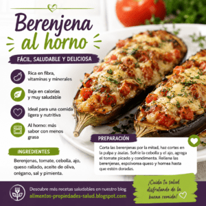 Berenjena al horno – Receta