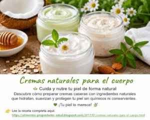 8 recetas de crema hidratante natural casera para una piel suave y saludable