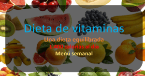 Dieta rica en vitaminas: menú semanal saludable para ganar energía y mejorar tu salud