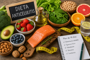Dieta anticelulitis: alimentos y menú completo de 14 días