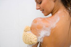 Hidratante de coco y pomelo para su uso en la ducha