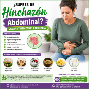 Hinchazón abdominal: causas, síntomas y cómo aliviarla