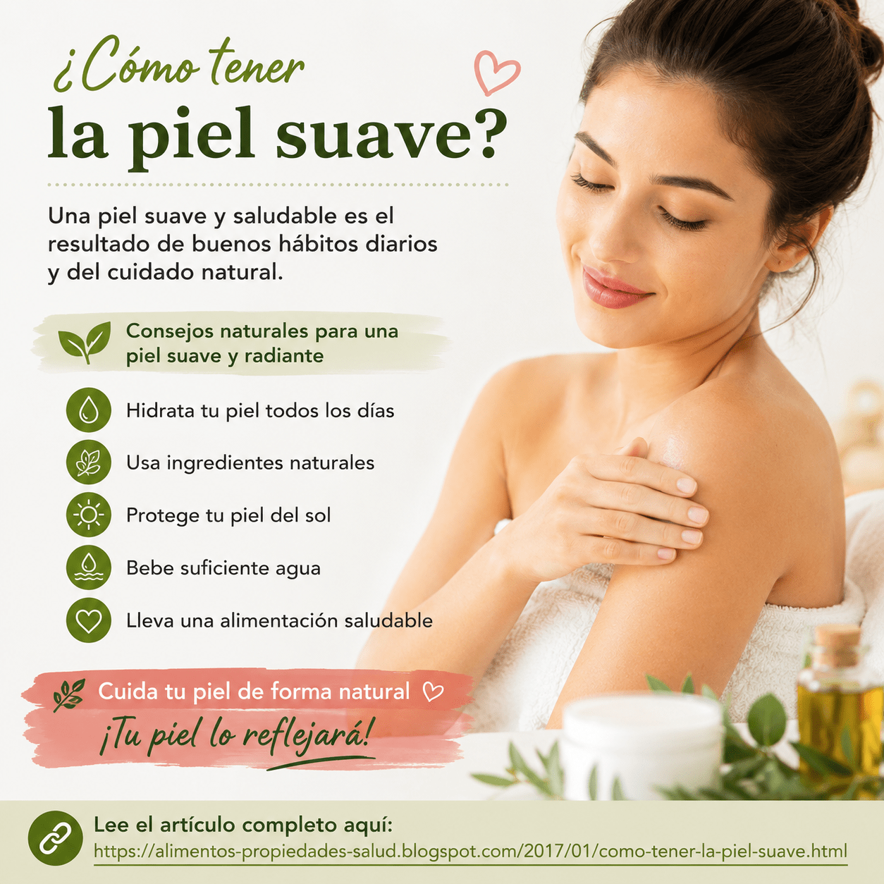 Piel Suave Cómo Tener una Piel Suave, Radiante y Hermosa: 7 Estrategias Naturales que Funcionan