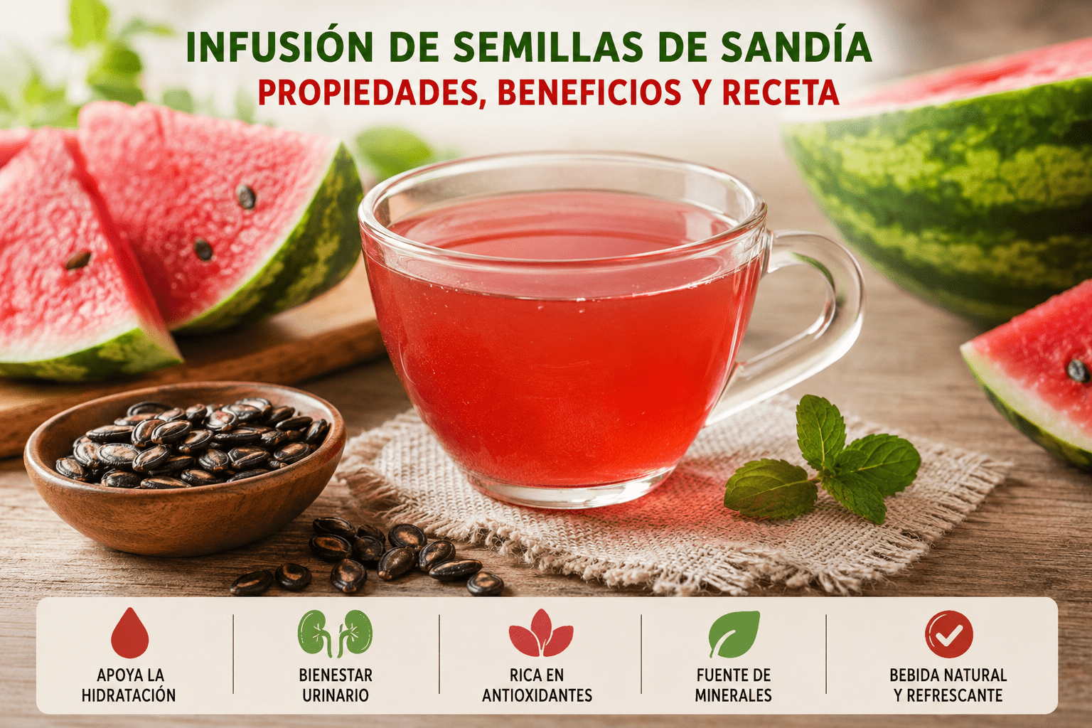 semillas de sandía Infusión de semillas de sandía